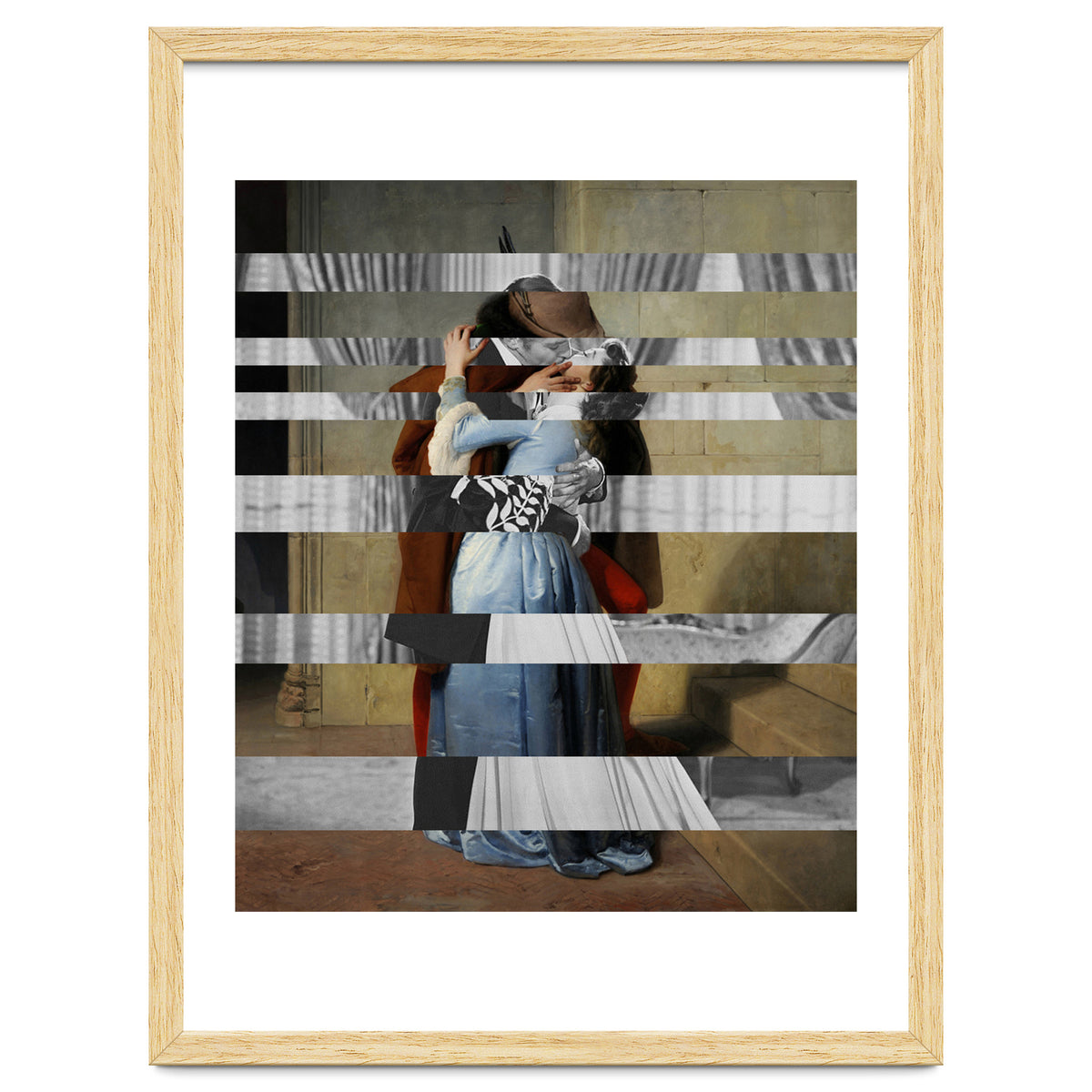 Hayez's "The Kiss" & Clark Gable and Vivien Leigh