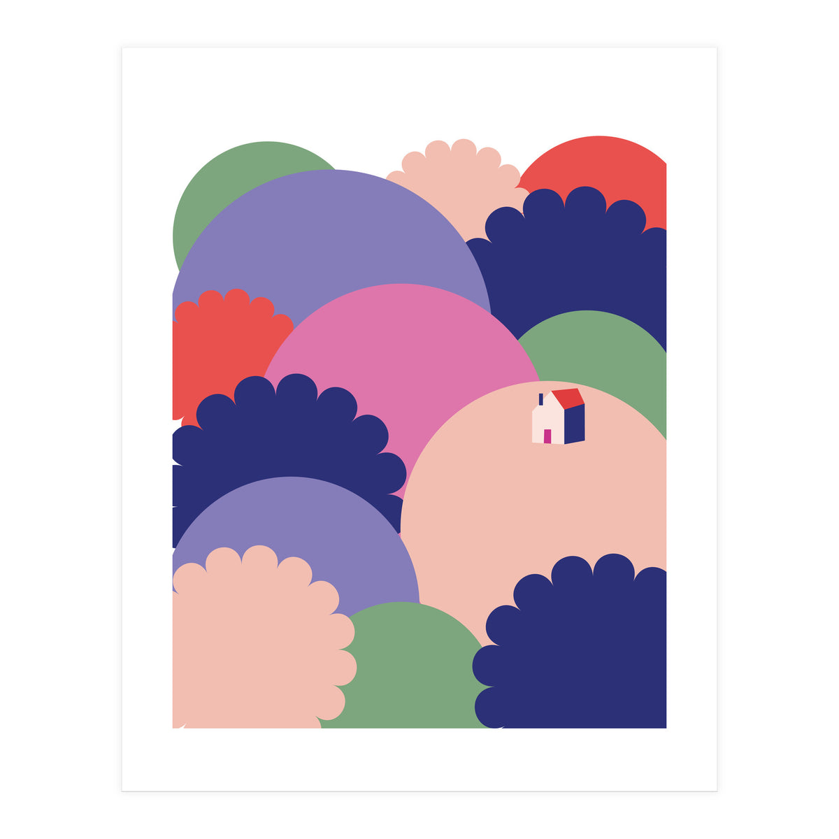 Mediterranean Landscape 3 Rgb  (Print Only)