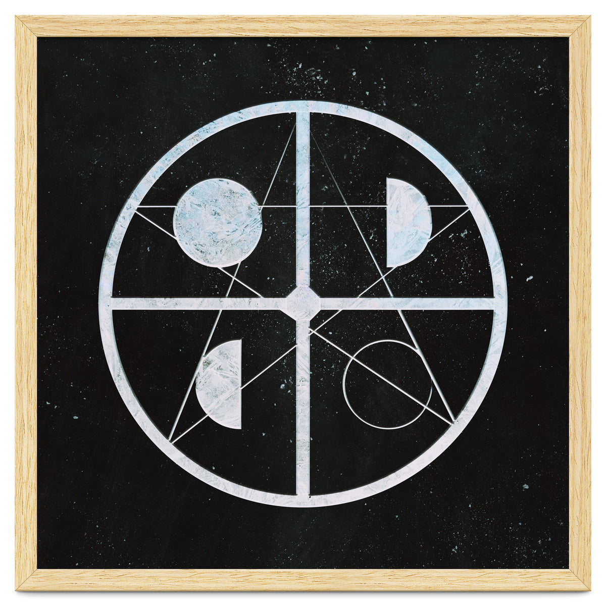 Pentagram moon phases