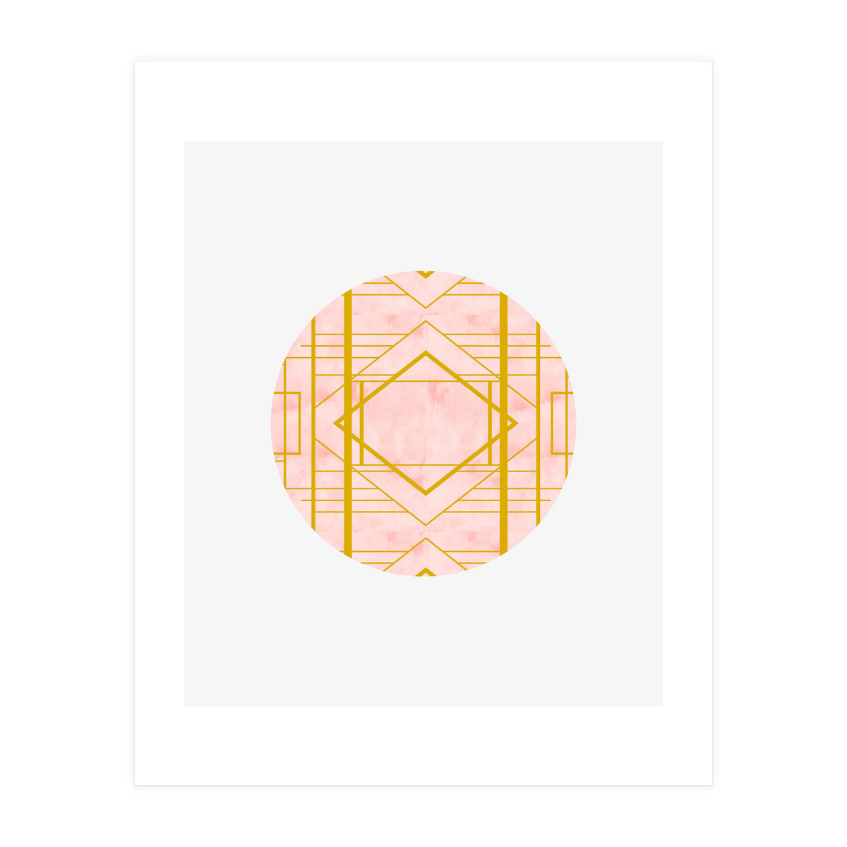 Art Deco Blush (Print Only)