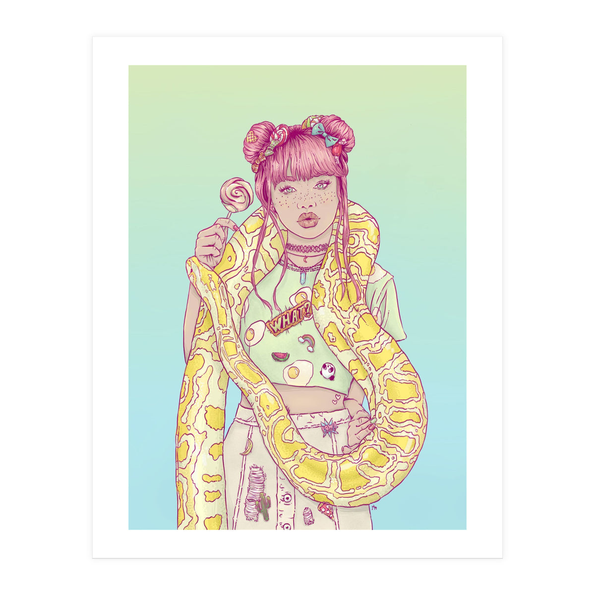 Candid Candy Lady (Print Only)