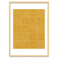 My Favorite Geometric Patterns No.22 - Mustard Yellow