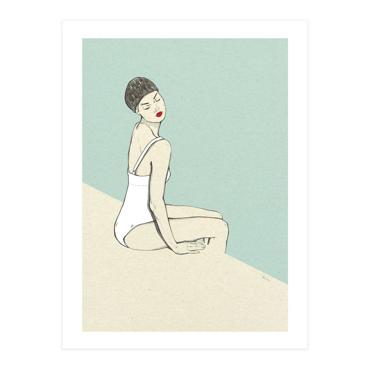 Plywaczka100x70 (Print Only)