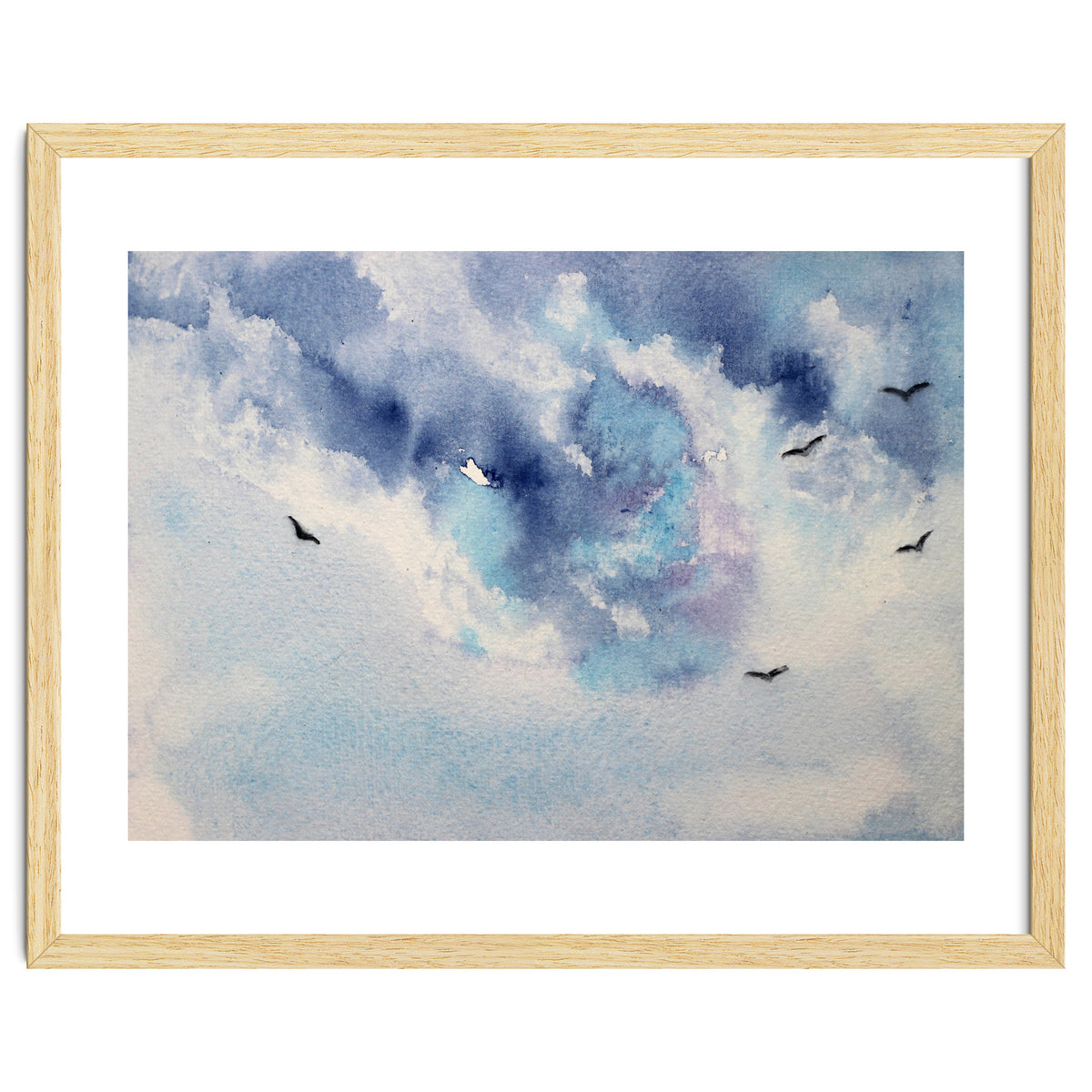 Dramatic sky || watercolor