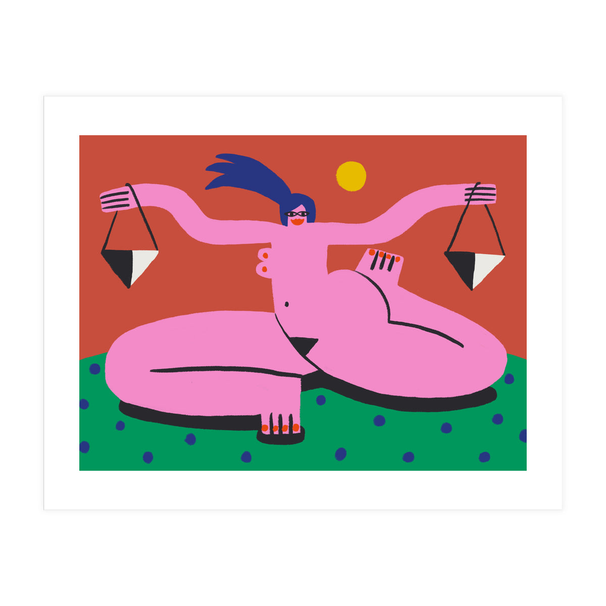 Harmony And Chill Libra (Print Only)