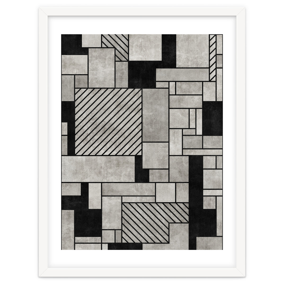 Random Concrete Pattern