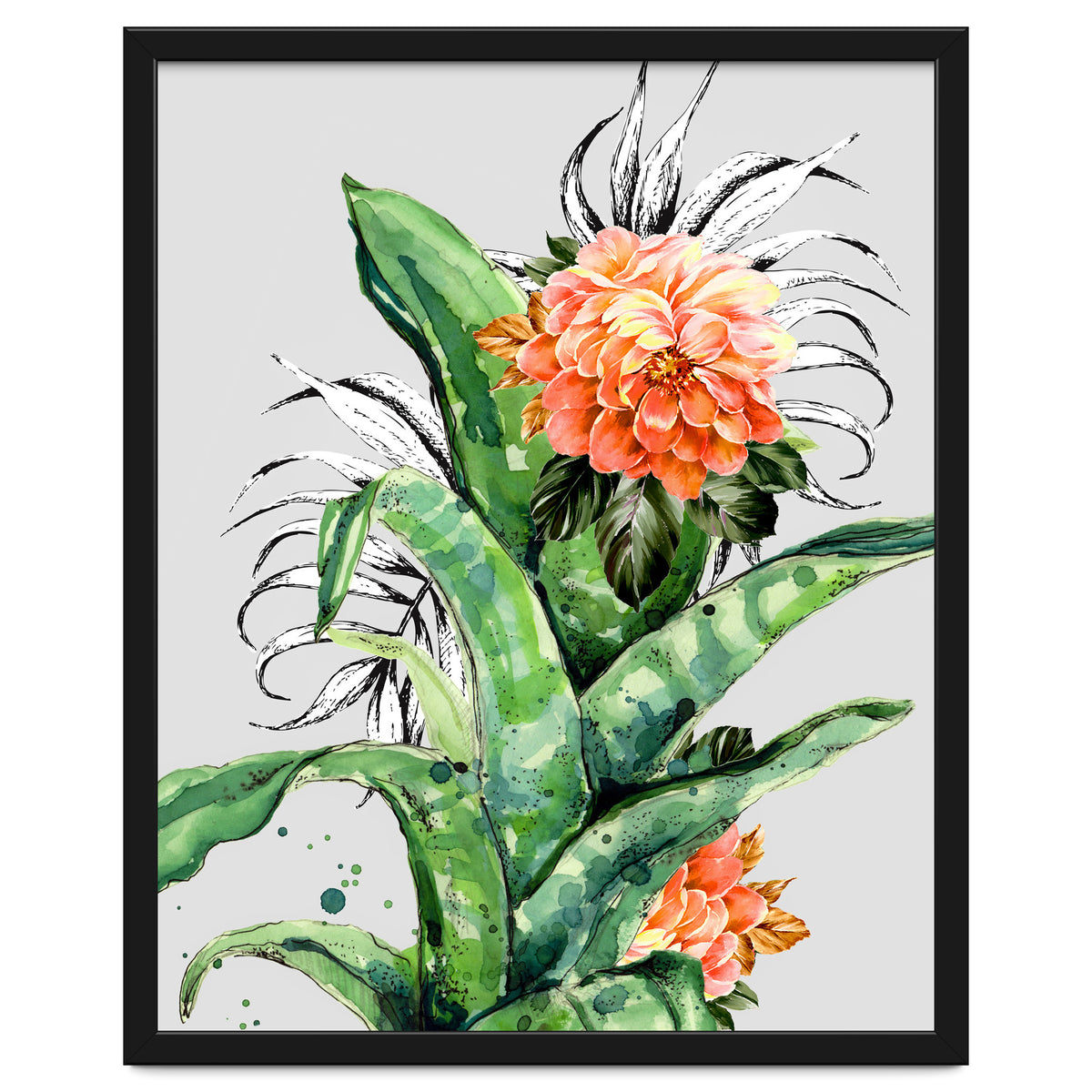 Collage of florid nature