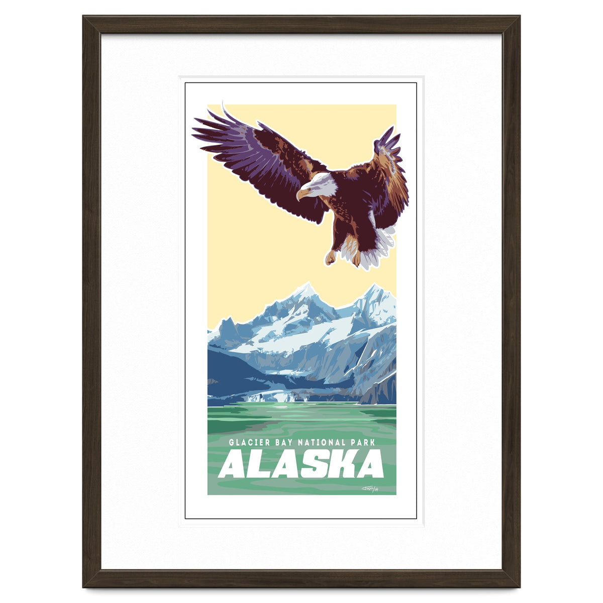 Alaskan Eagle Poster