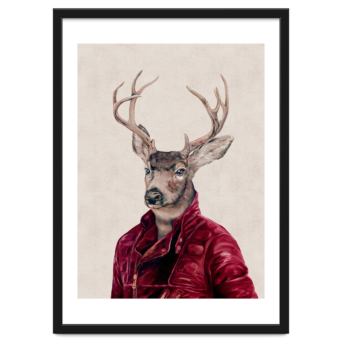 Deer In Leather