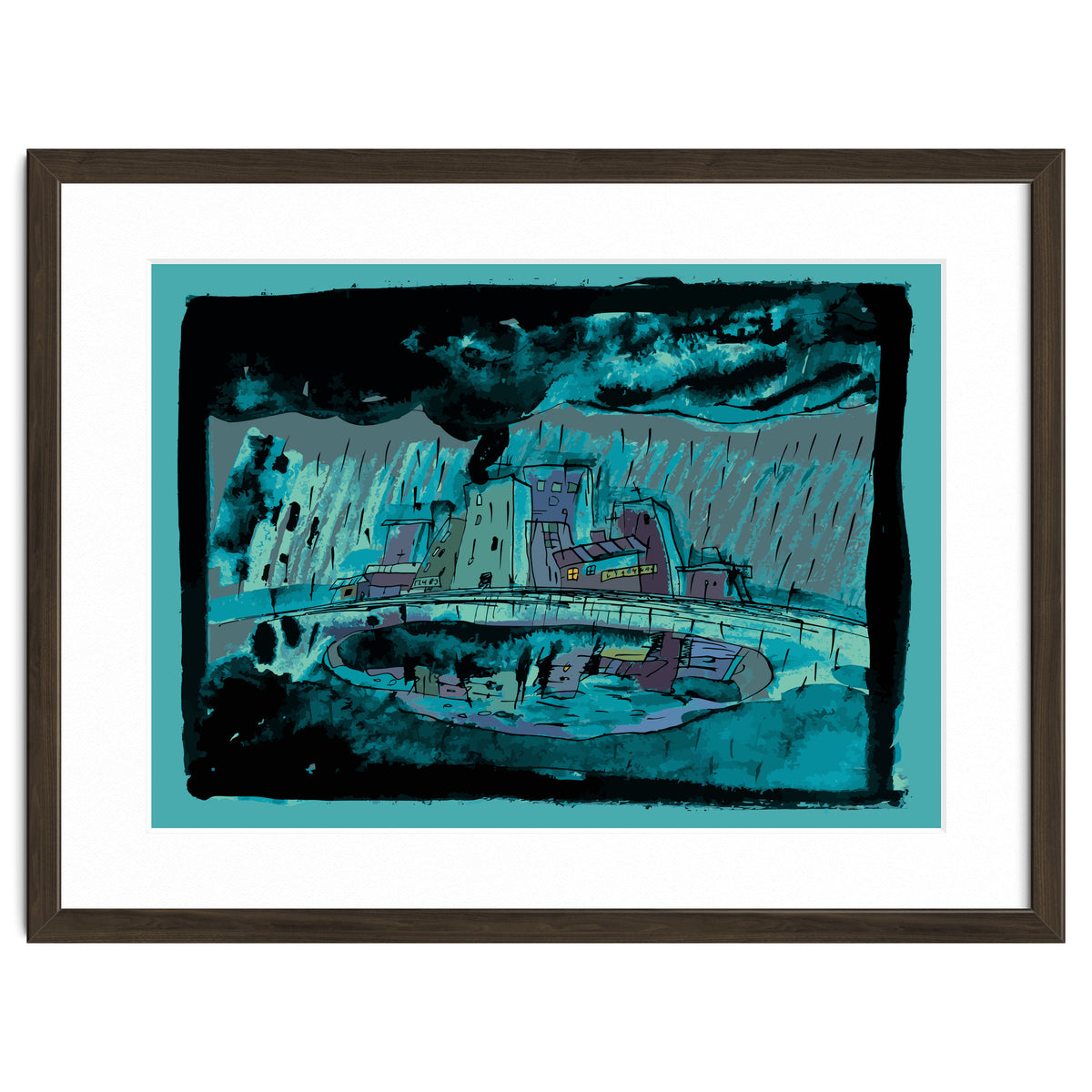 Autumn Rain in the Old City