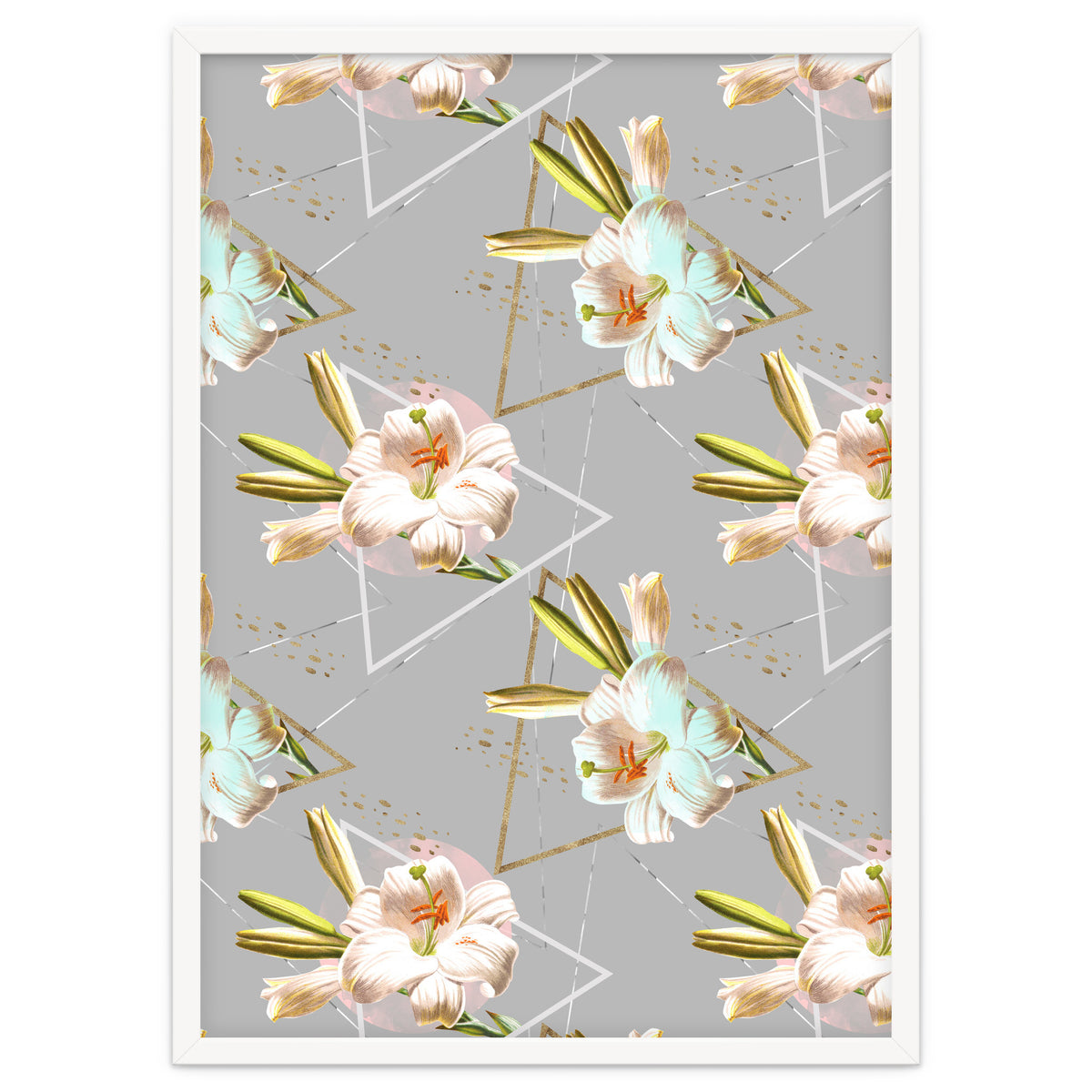 Botanical blooming with geometric 02