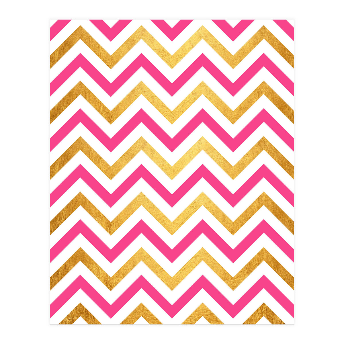 Chevron Golden I (Print Only)