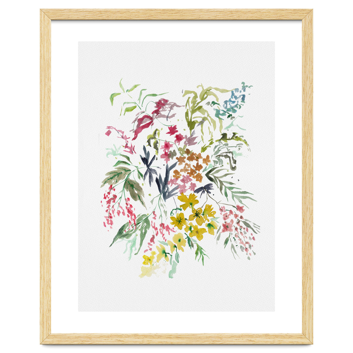 Autumn Bush Watercolour