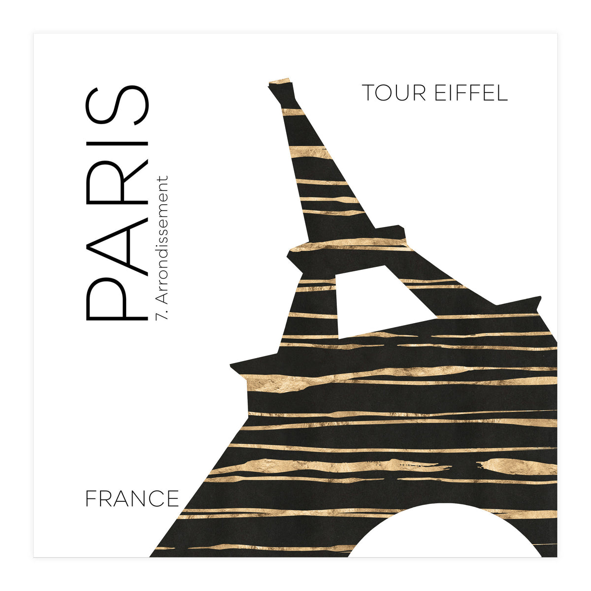 Urban Art PARIS Eiffel Tower (Print Only)