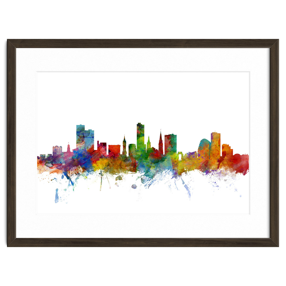 Leicester England Skyline