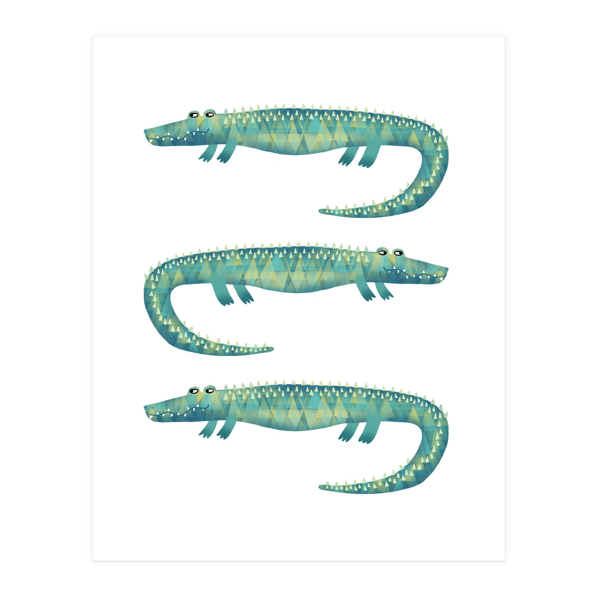 Alligator Trio (Print Only)