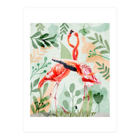 Flamingo Love (Print Only)
