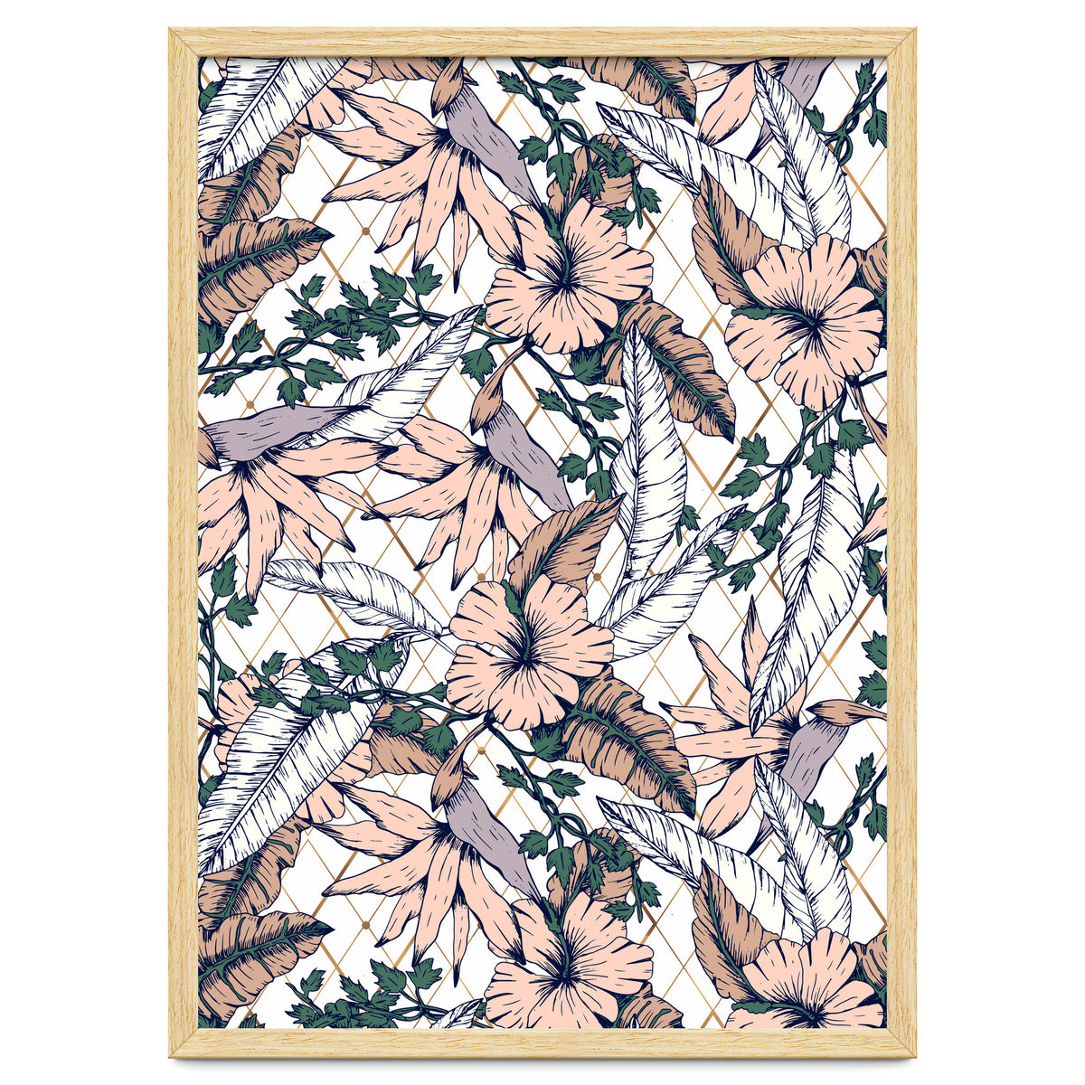 Exotic flowering and pattern geometric