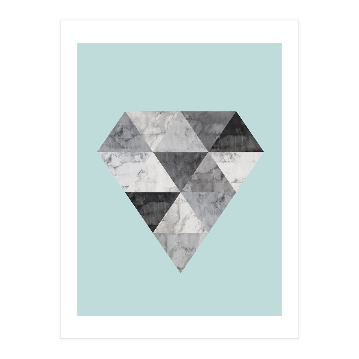 Geometric Rock IV (Print Only)