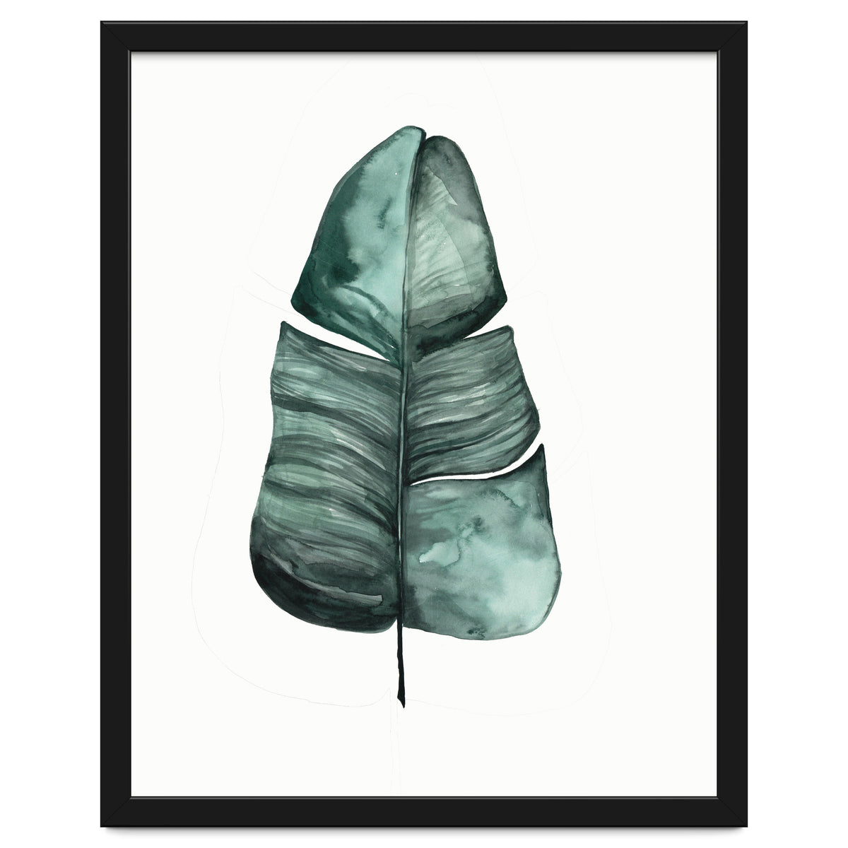 Botanical Illustration Banana Leaf