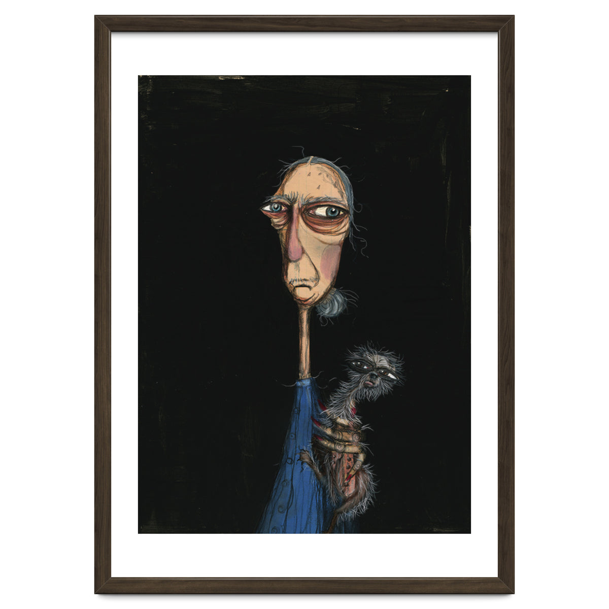 Woman Holding A Chihuahua