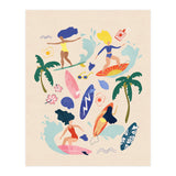 Surfing Girl Light (Print Only) thumbnail