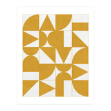 My Favorite Geometric Patterns No.13 - Mustard Yellow (Print Only) thumbnail