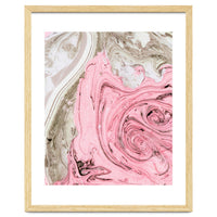 Nude+ Pink Marbling Art #society6 #decor #buyart