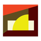 Geometric Shapes No. 9 - yellow, orange & brown (Print Only) thumbnail