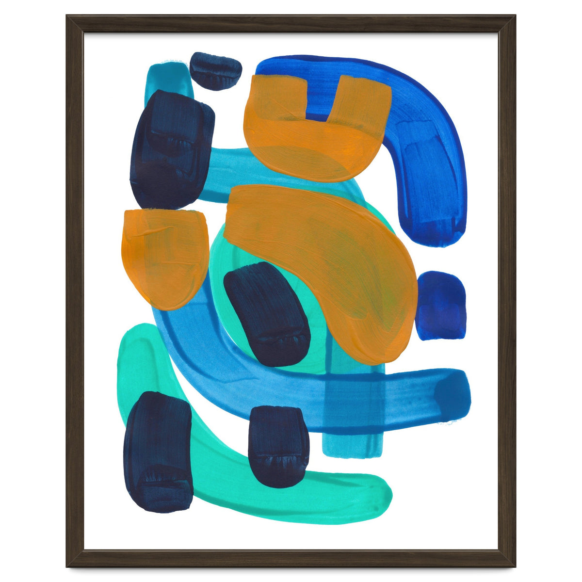 Marine Shapes Yellow Accent