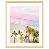 Pink Ocean | Dreamy Scenic Tropical Beach Travel | Blush Nature Sea Beach Coconut Trees thumbnail