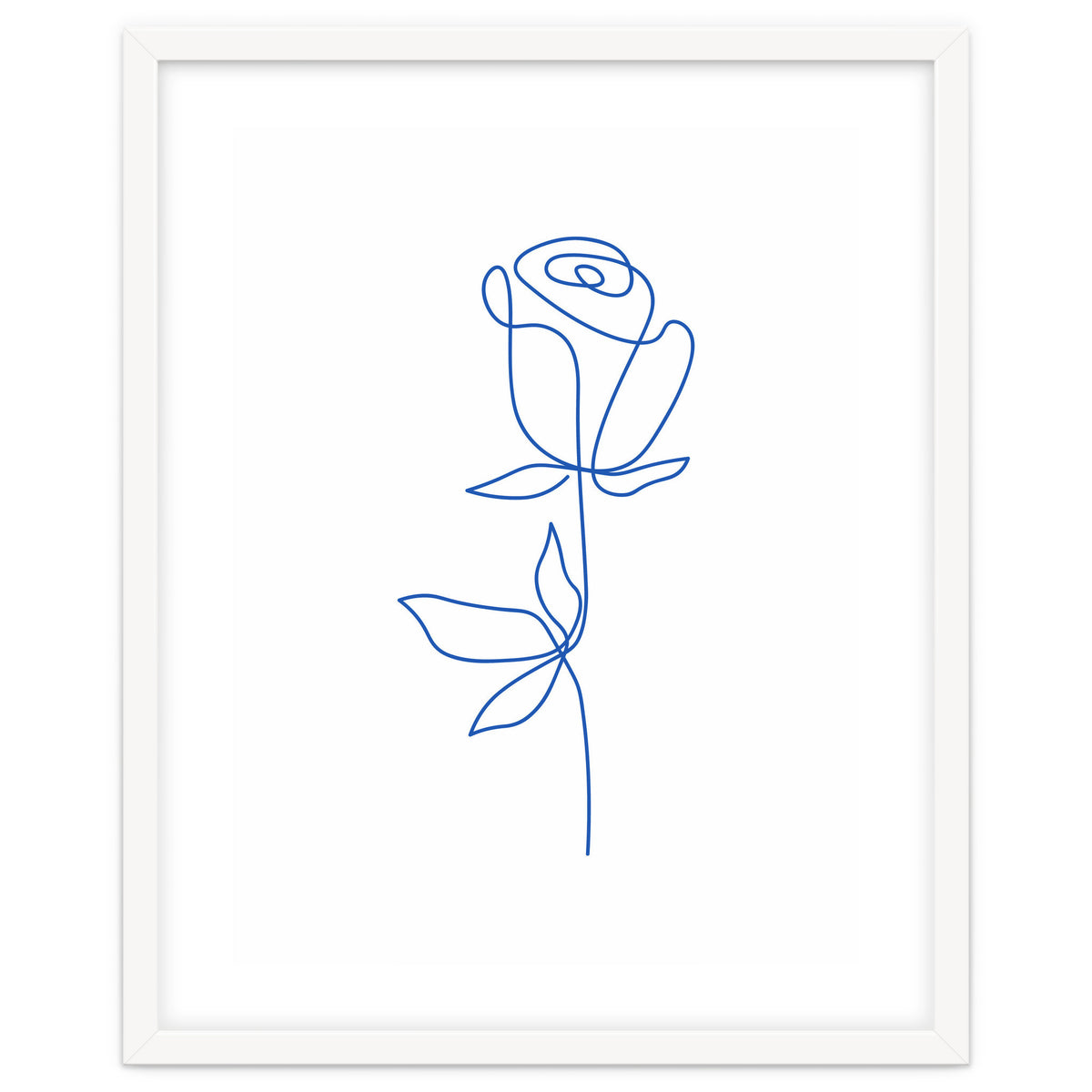One Line Art Flower