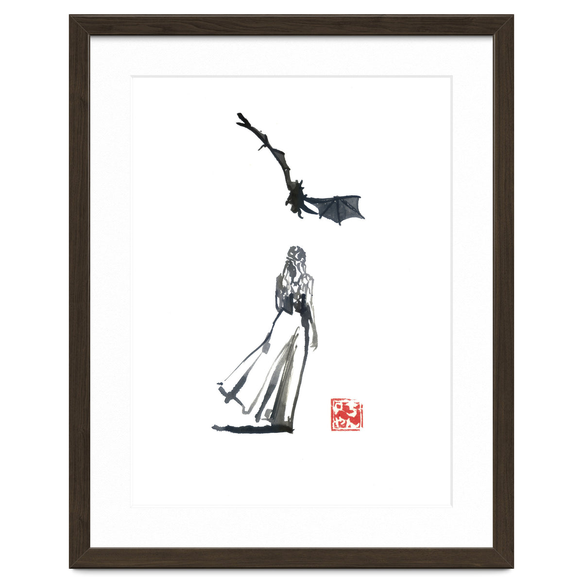 daenerys targaryen and the dragon