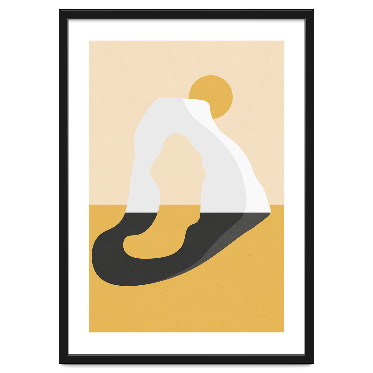 Abstract Arch - Golden Desert