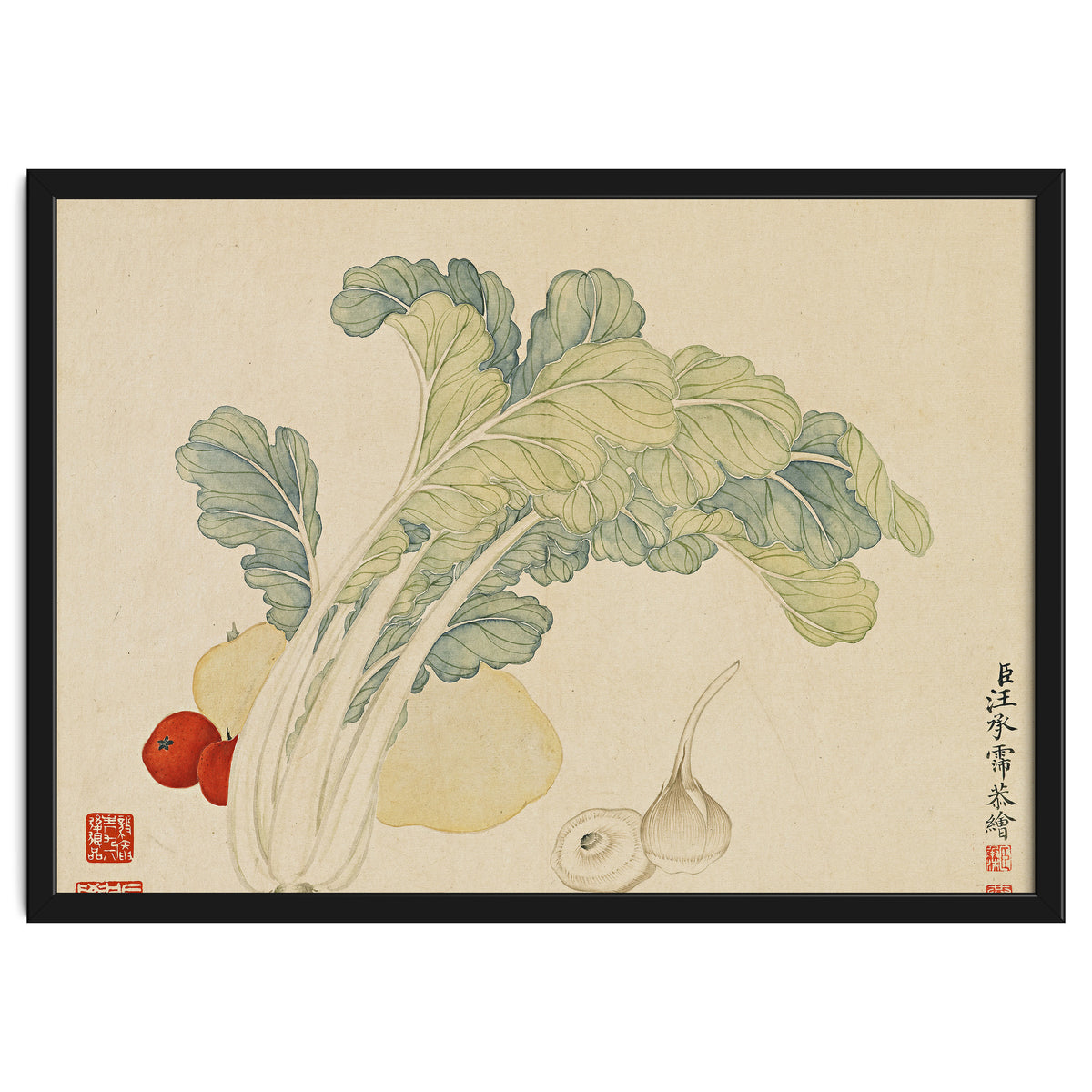 Wang Chengyu ~flowers, Vegetables, Chinese Cabbage, Potatoes, Garlic, Tomatoes, Vegetables