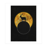 Deer On The Moon  (Print Only) thumbnail