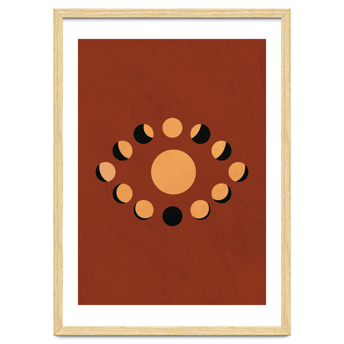 Lunar Eclipse Moon Illustration