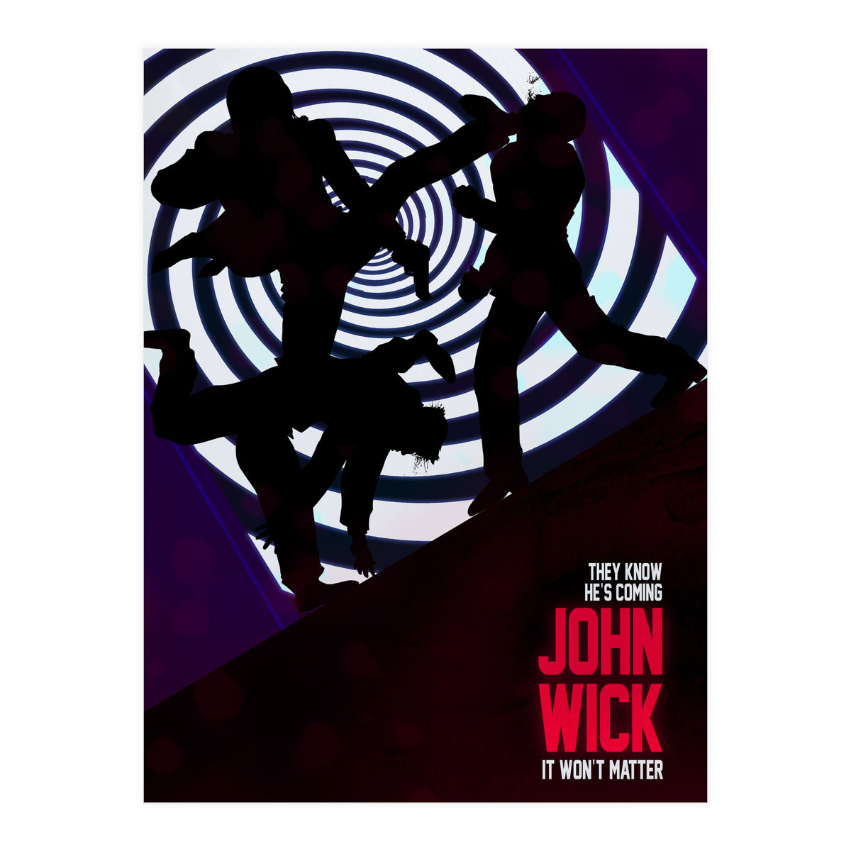 John Wick Minimal Movie Poster (Print Only)