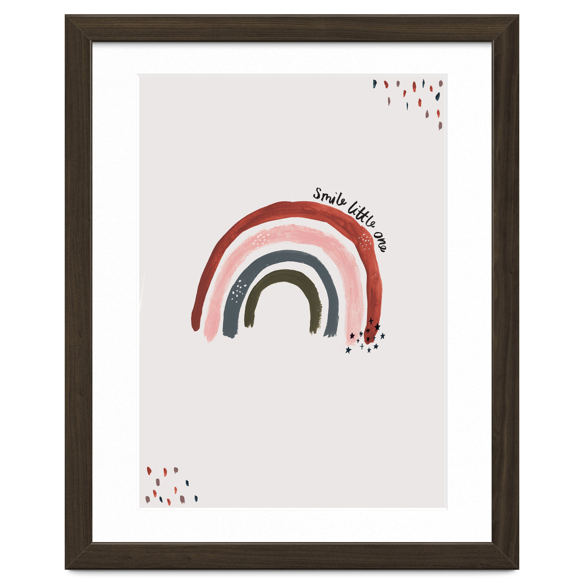 Smile Little One Rainbow Portrait