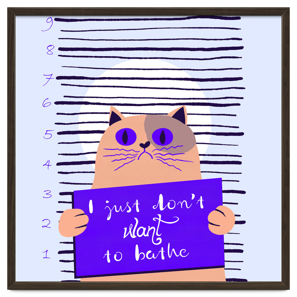 I just don't want to bathe