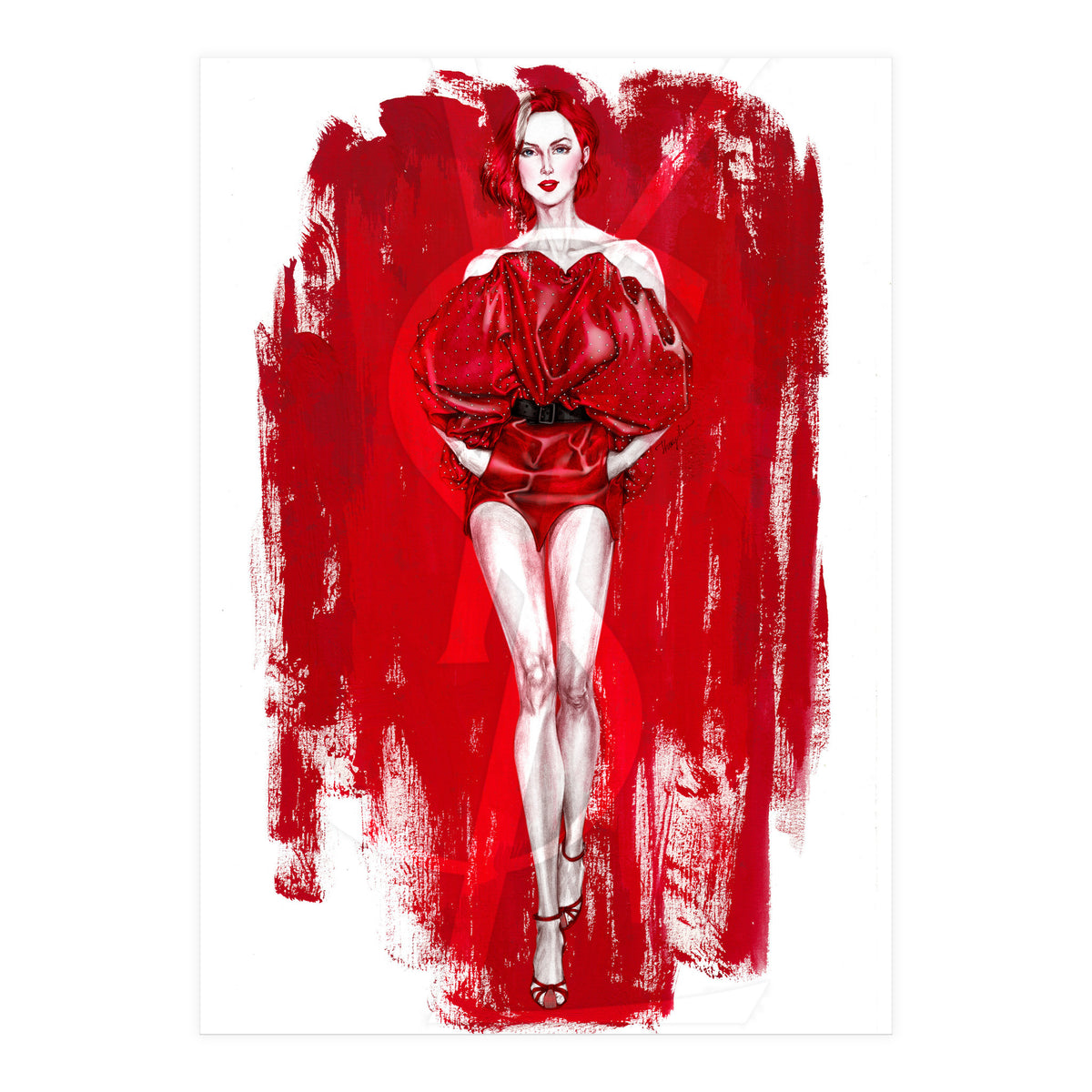 The Red Ysl (Print Only)