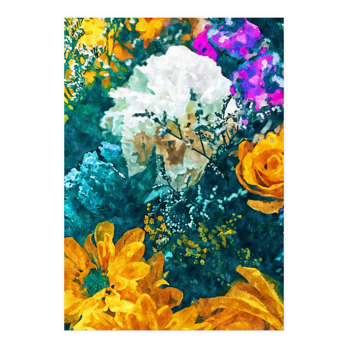 Dark & Floral (Print Only)