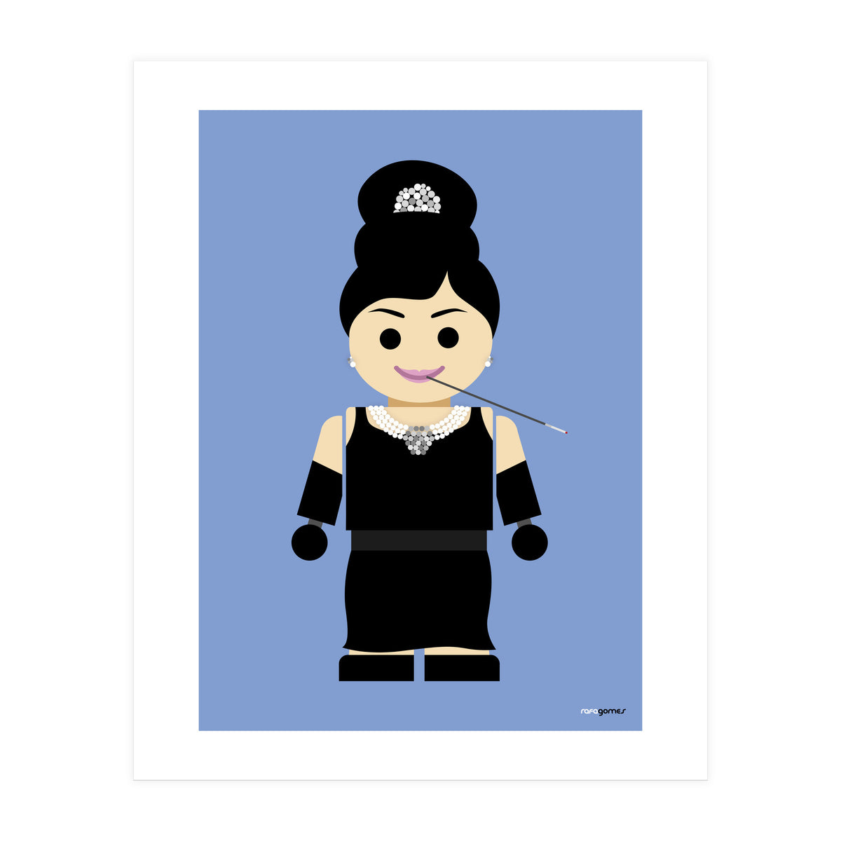 Audrey Hepburn Toy (Print Only)