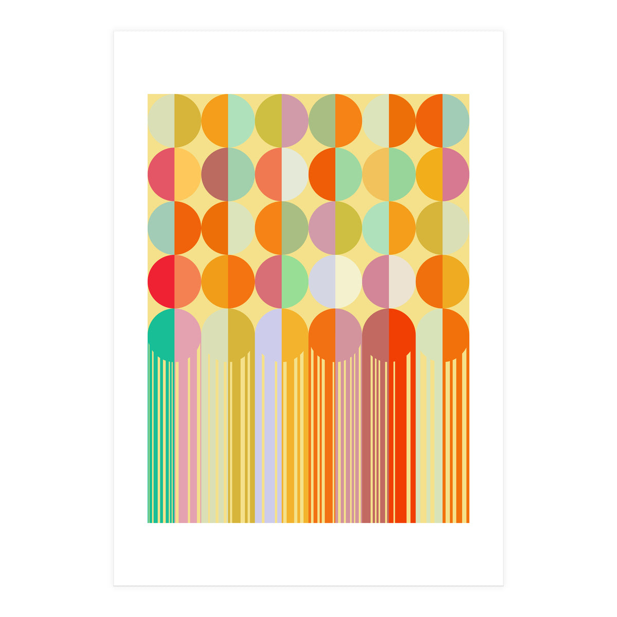 Pattern with circles (Print Only)