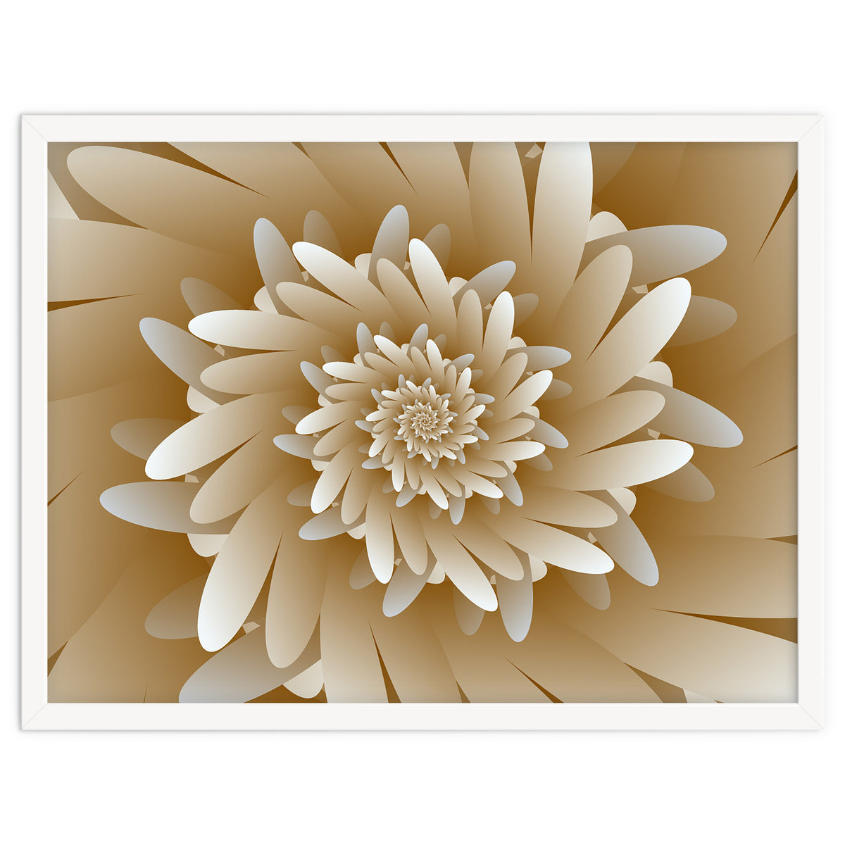 Abstract Digital Floral ART