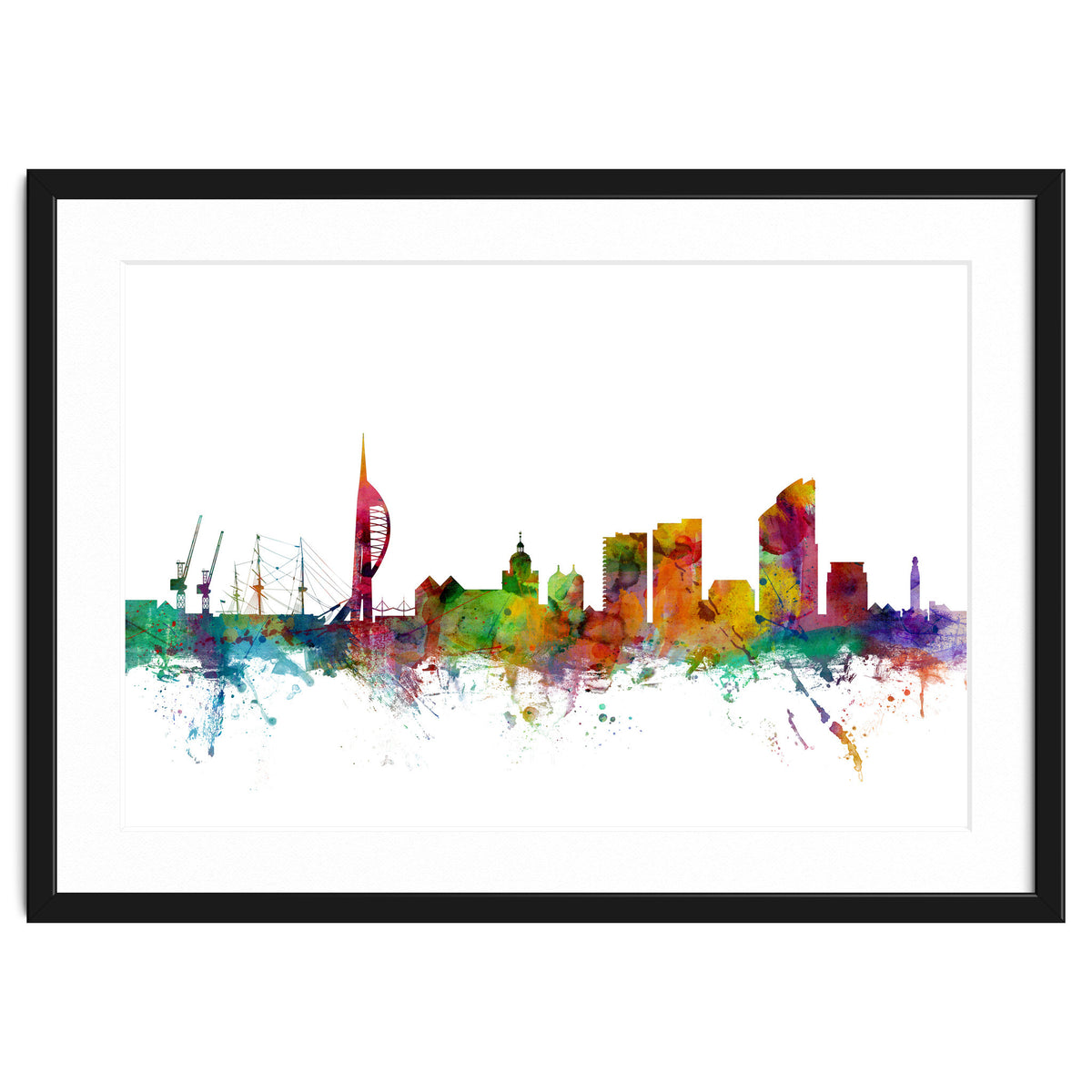 Portsmouth England Skyline