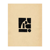 Minimalist black shapes (Print Only) thumbnail