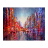 Stadt Am Fluss  - city on the riverside (Print Only) thumbnail
