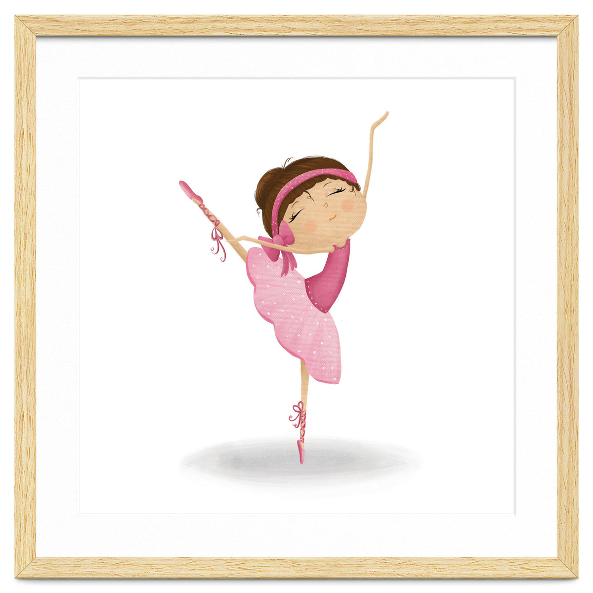 Adorable Ballerina Nursery Print