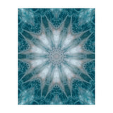 Mandala - Green, White, Rose (Print Only) thumbnail